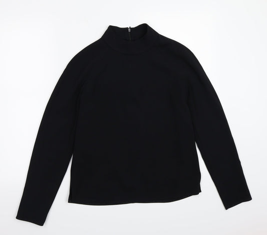 Womens UK Size 8 NEXT Black Basic T-Shirt
