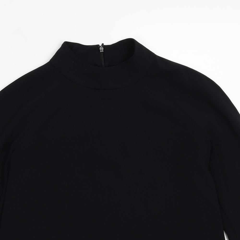 Womens UK Size 8 NEXT Black Basic T-Shirt