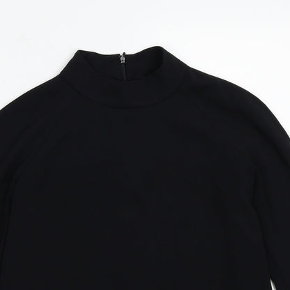 Womens UK Size 8 NEXT Black Basic T-Shirt