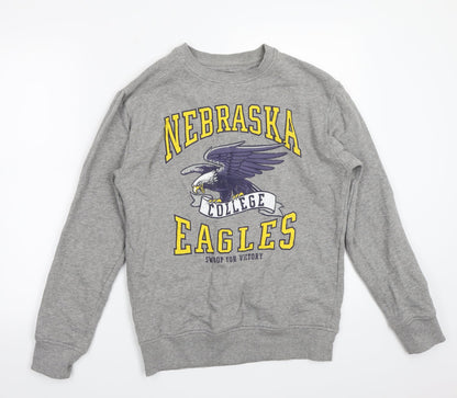 F&F Womens Grey   Pullover Jumper Size S