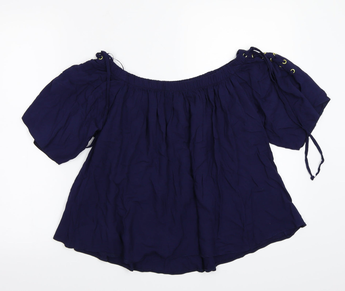 Womens UK Size 12 Select Blue Basic Blouse