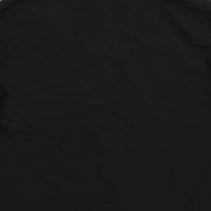 Boohoo Womens Black   Basic Button-Up Size 14