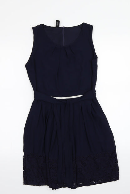 Izabel Womens Blue   A-Line  Size 8