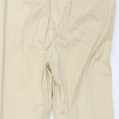 Vogue Womens Beige   Trousers  Size 16 L29 in