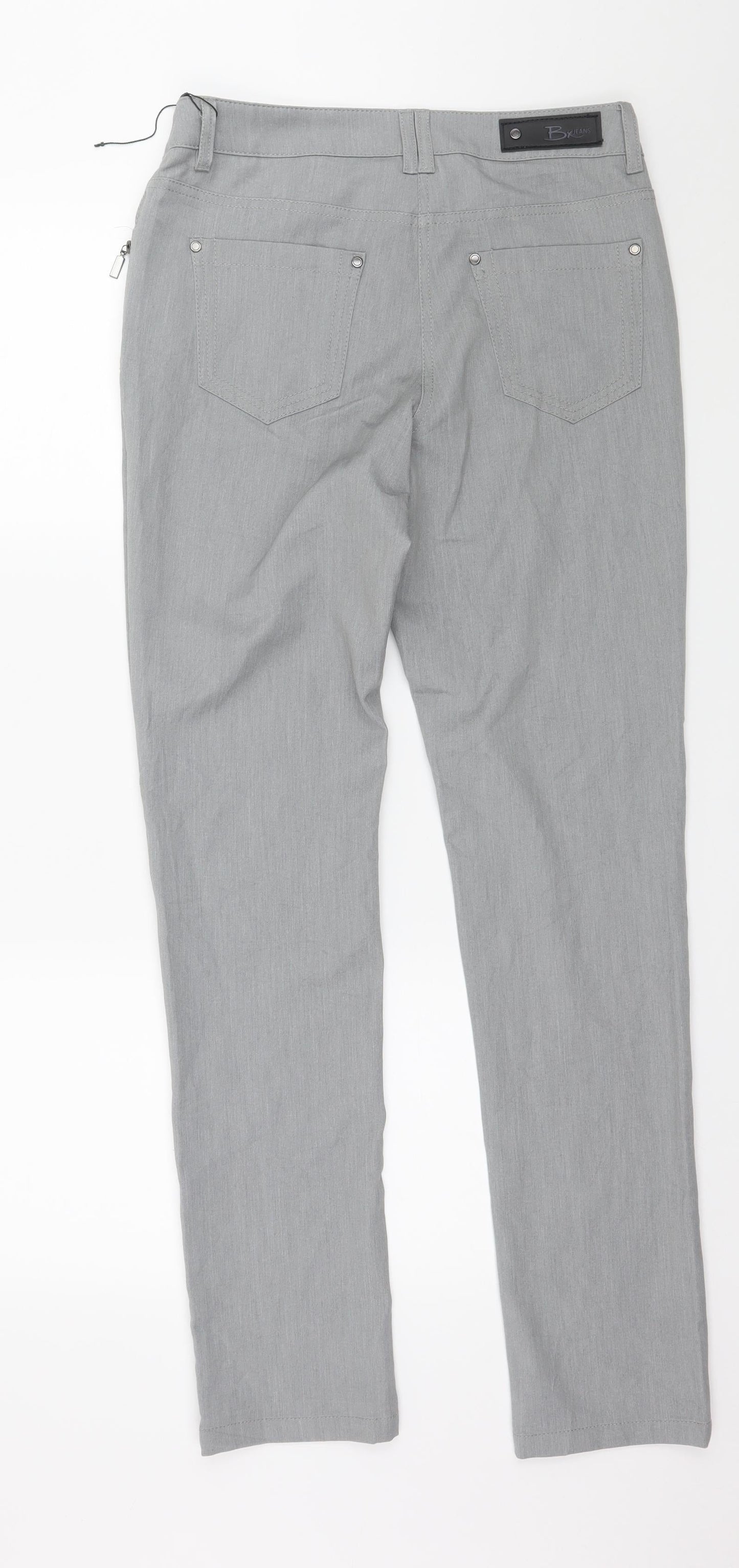 Womens UK Size 10 Brandtex Regular Fit  Grey Trousers