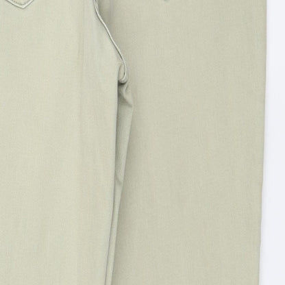 NEXT Womens Green  Denim Straight Jeans Size 14 L26 in