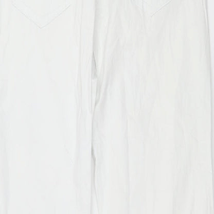 Kelrebec Womens White   Trousers  Size 16 L28 in