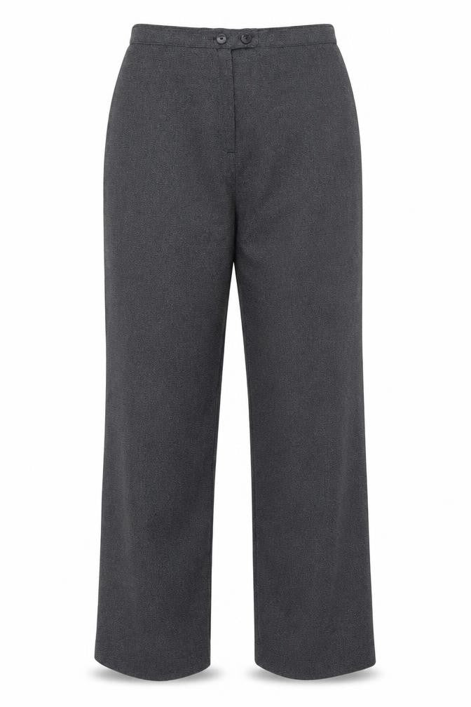 Womens UK Size 14 Preworn Regular Fit  Grey Trousers