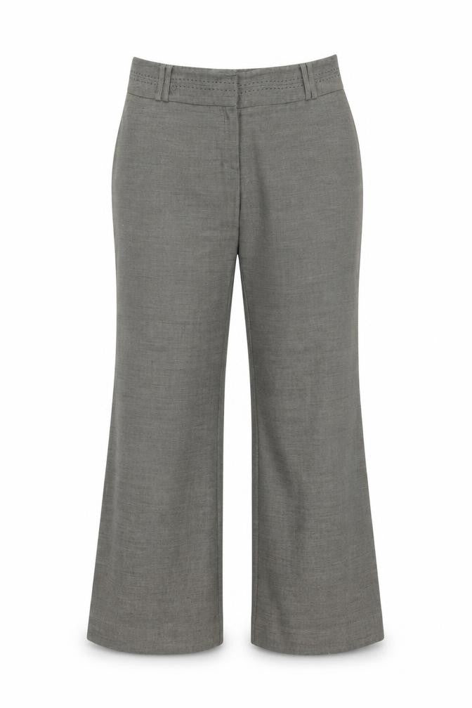 Womens UK Size 34 in Marks and Spencer Regular Fit  Grey Trousers