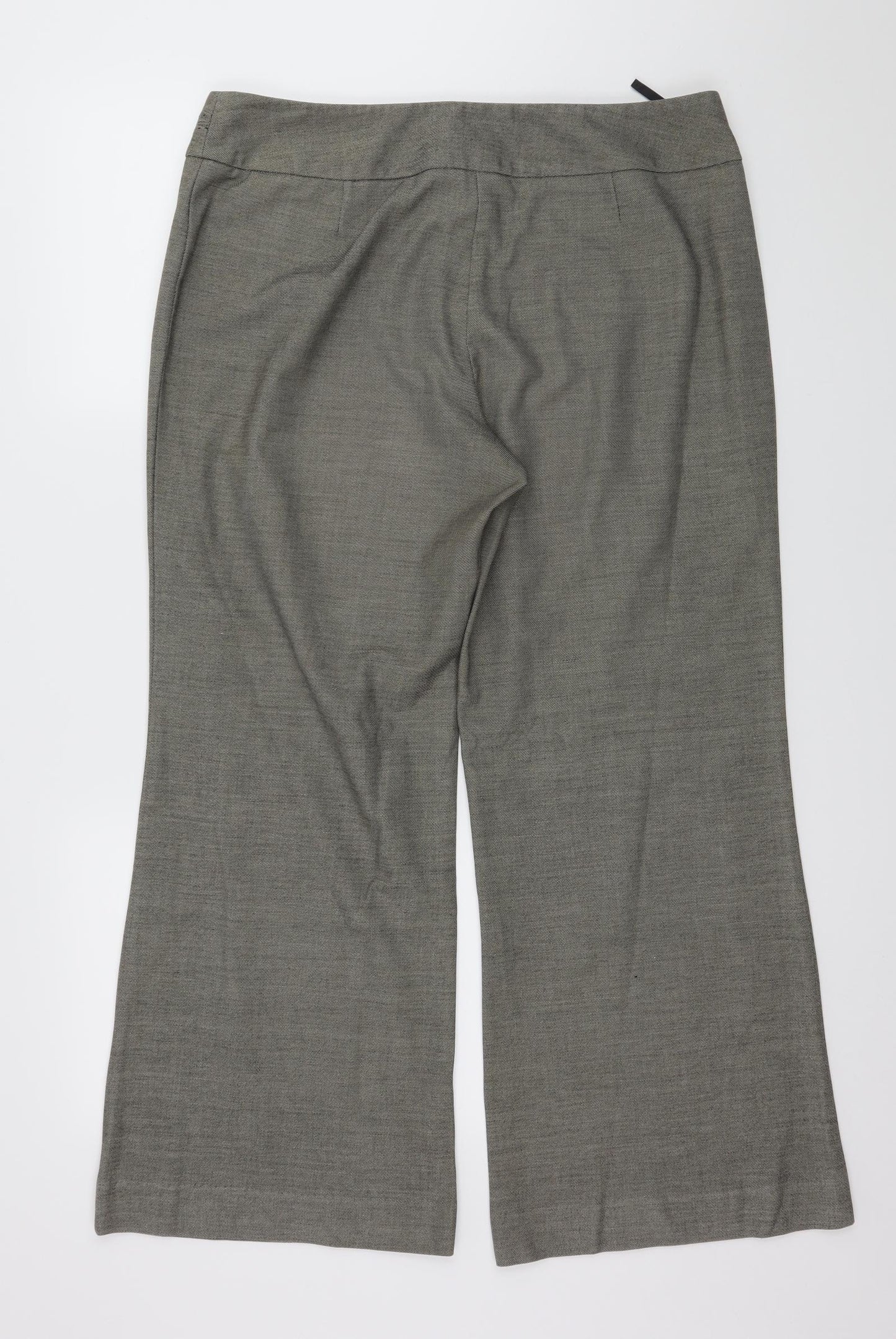 Womens UK Size 34 in Marks and Spencer Regular Fit  Grey Trousers
