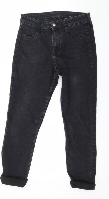 H&M Womens Grey  Denim Skinny Jeans Size 29 in L25 in