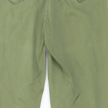 Denim & Co. Girls Green  Denim Skinny Jeans Size 12-13 Years - Distressed