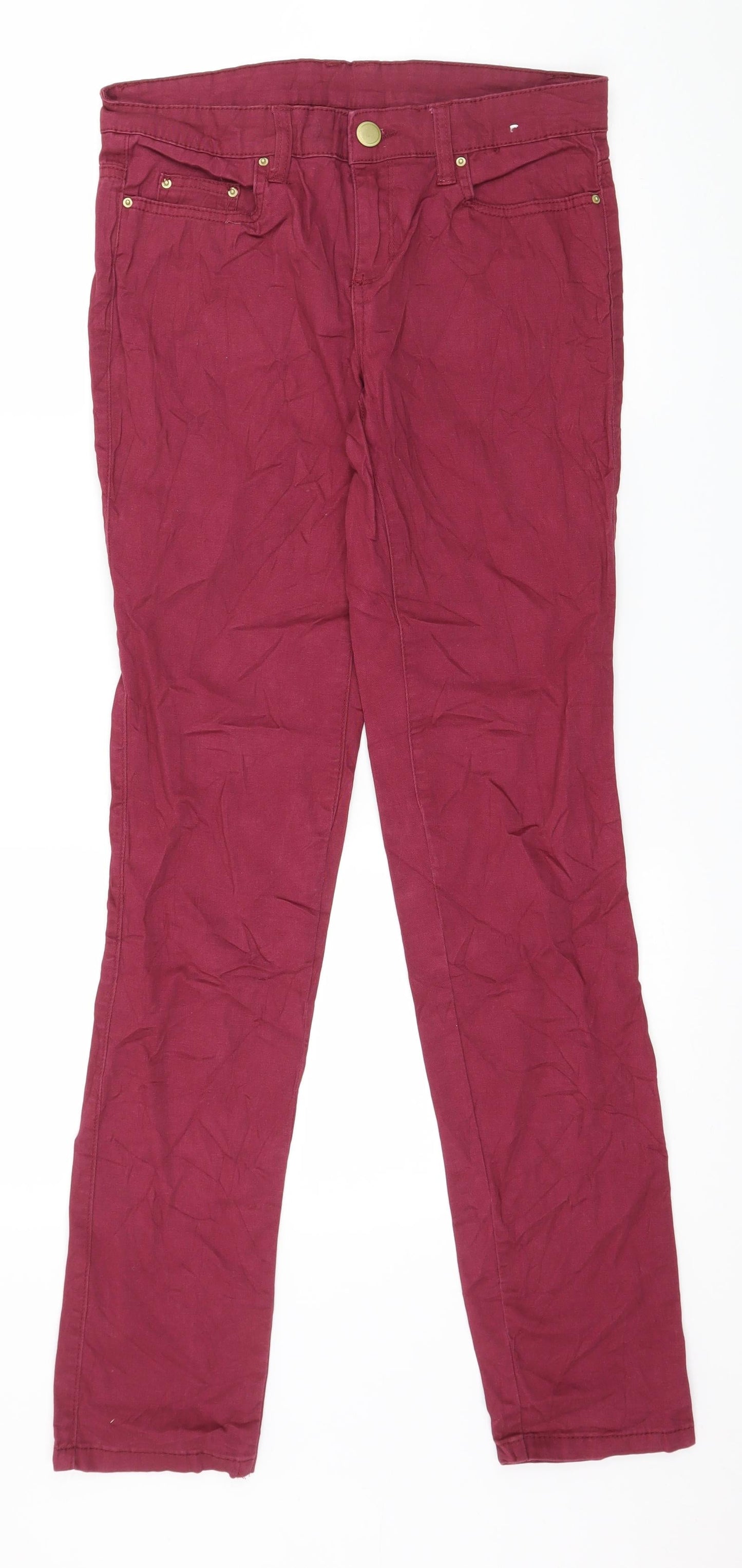 Womens UK Size 8 Janina Regular Fit Skinny Purple Jeans