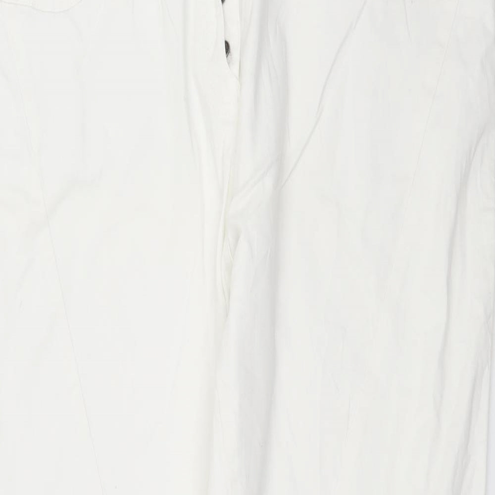 Gina Benotti Womens White  Denim Skinny Jeans Size 16 L31 in