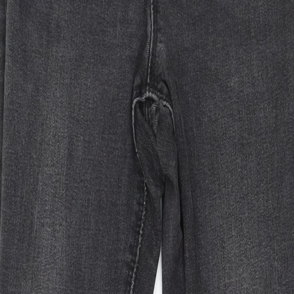 Denim & Co. Womens Grey  Denim Skinny Jeans Size 12 L27 in