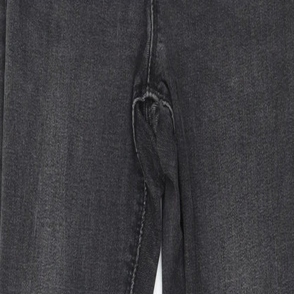 Denim & Co. Womens Grey  Denim Skinny Jeans Size 12 L27 in