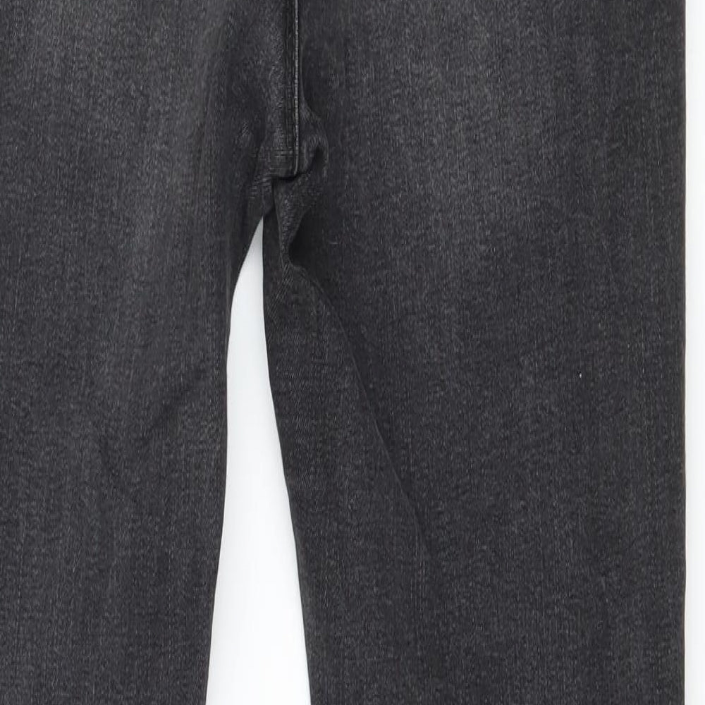 Denim & Co. Womens Grey  Denim Skinny Jeans Size 12 L27 in