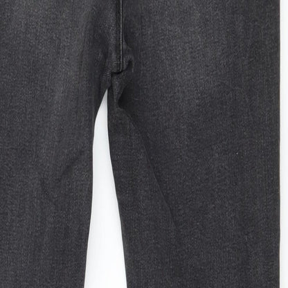 Denim & Co. Womens Grey  Denim Skinny Jeans Size 12 L27 in