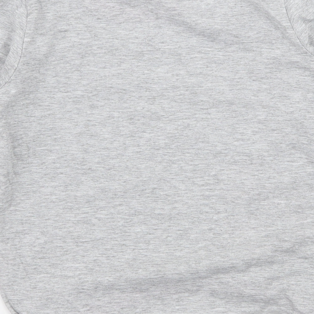 Rabbi Girls Grey Geometric Jersey Top Pyjama Top Size 6 Years  - Cool Girl