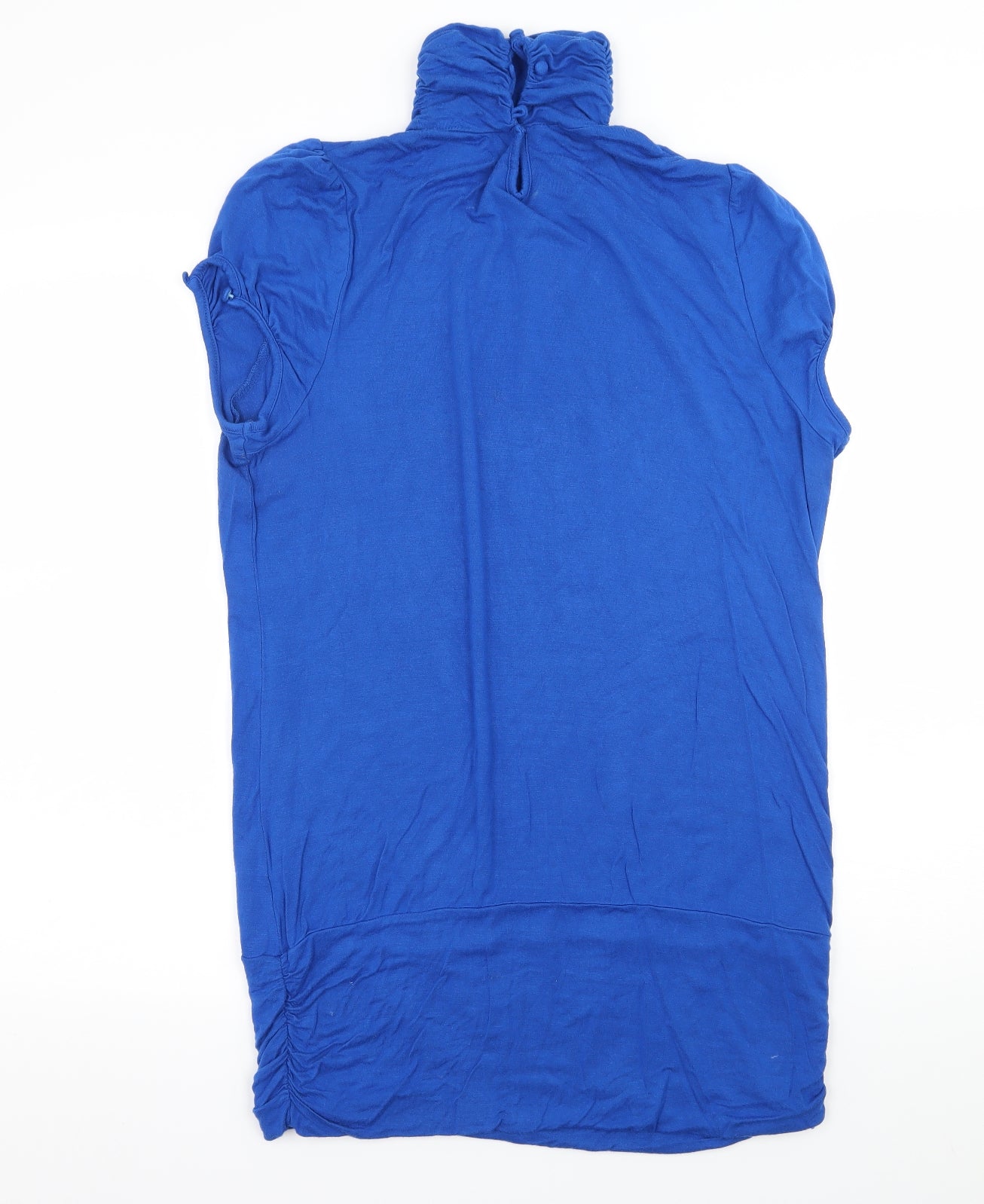 Womens UK Size 14 St Bernard Blue Basic T-Shirt