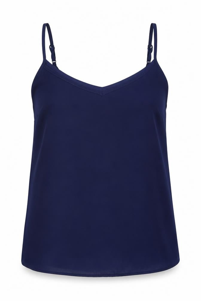 Womens UK Size 8 Atmosphere Blue Basic Tank
