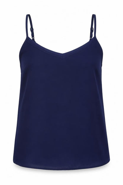 Womens UK Size 8 Atmosphere Blue Basic Tank