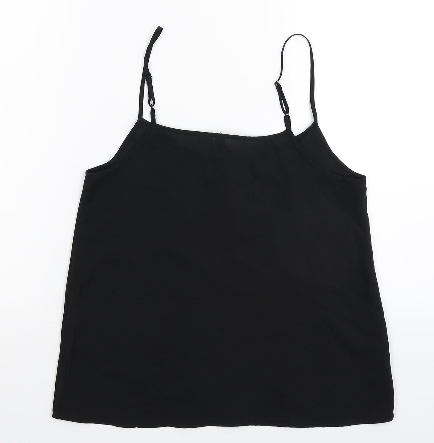Womens UK Size 6 Divided Black Basic Tank