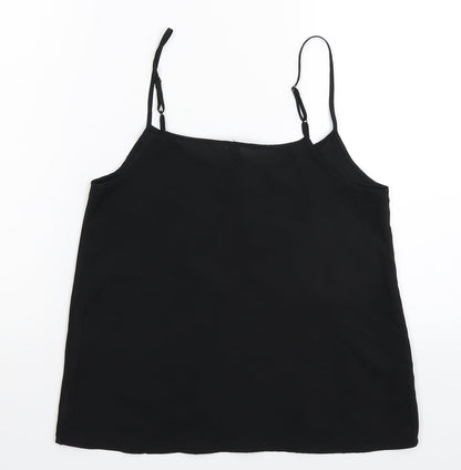 Womens UK Size 6 Divided Black Basic Tank