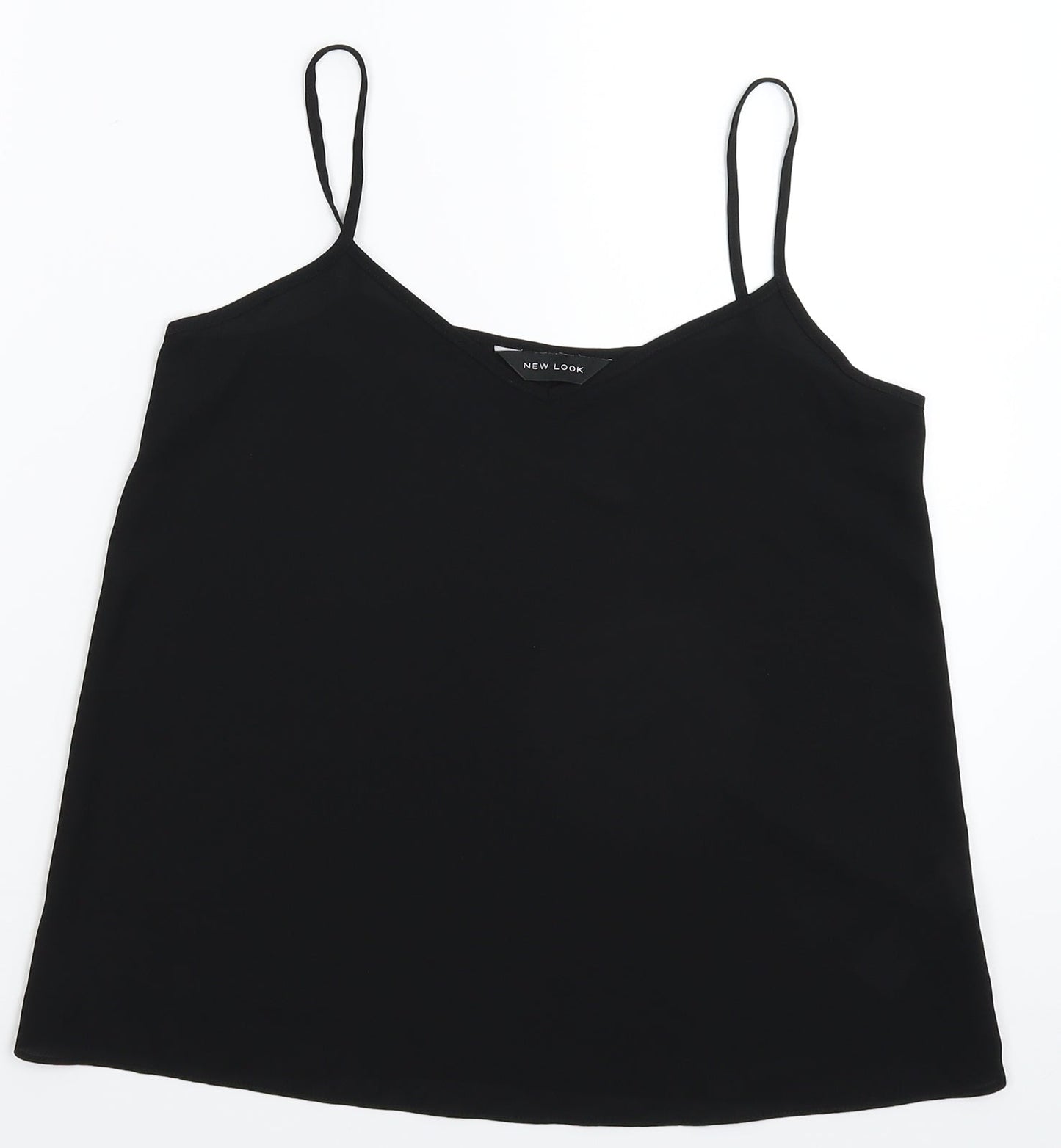 Womens UK Size 6 New Look Black Basic Tank