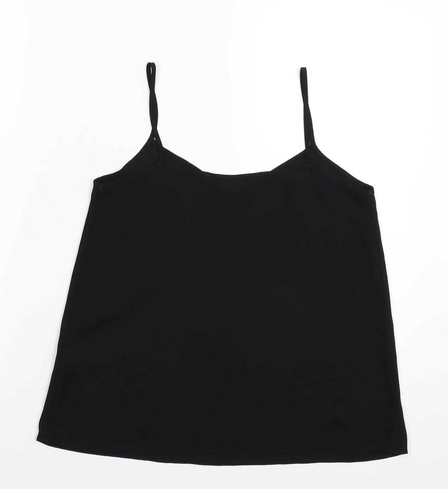 Womens UK Size 6 New Look Black Basic Tank