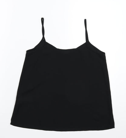 Womens UK Size 6 New Look Black Basic Tank