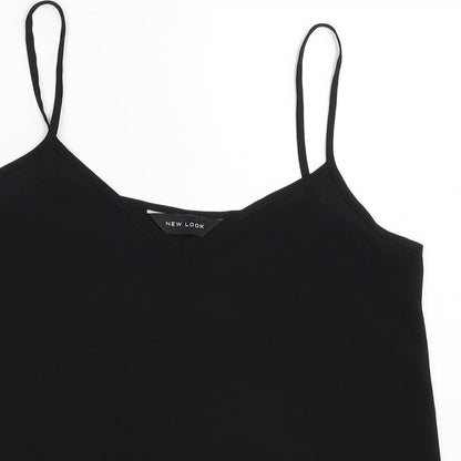 Womens UK Size 6 New Look Black Basic Tank