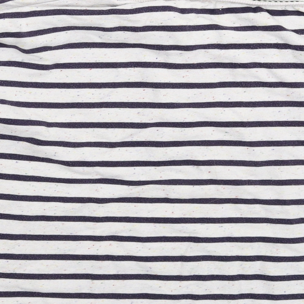 New Look Womens Multicoloured Striped  Pullover Sweatshirt Size 12