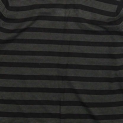 F&F Womens Grey Striped Knit Pullover Jumper Size M