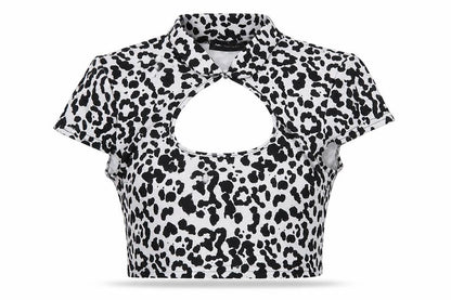 Womens UK Size 8 PRETTYLITTLETHING White Cropped T-Shirt