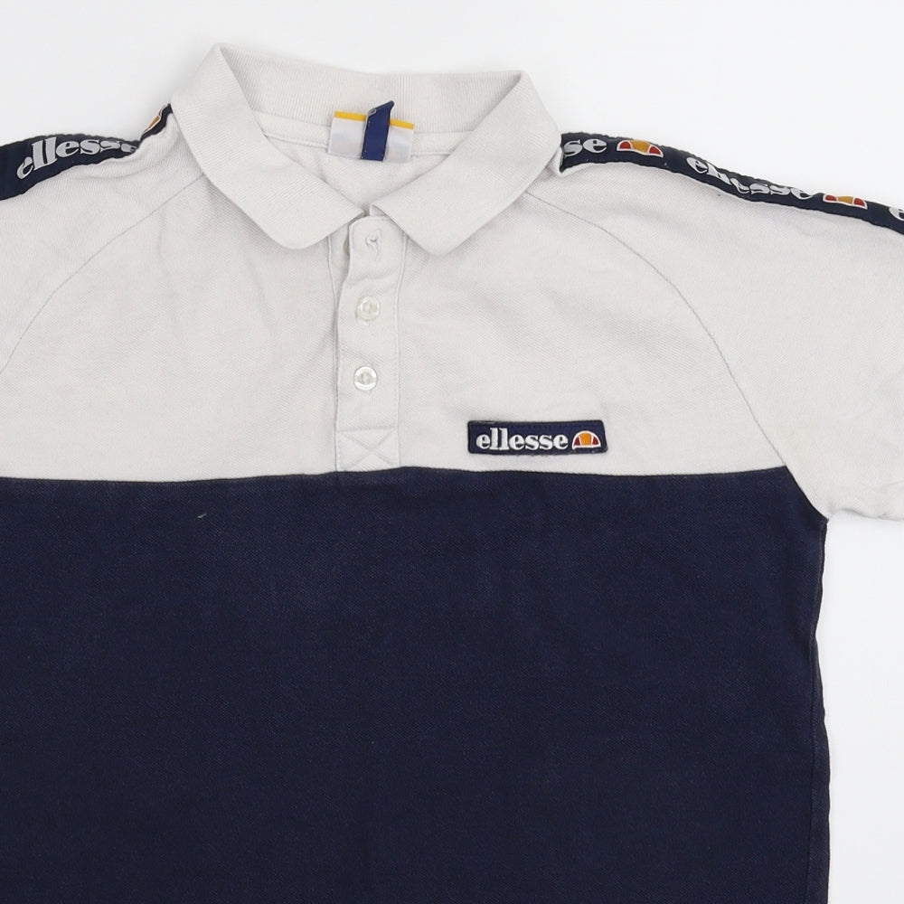 ellesse Boys Blue   Basic Polo Size 12-13 Years