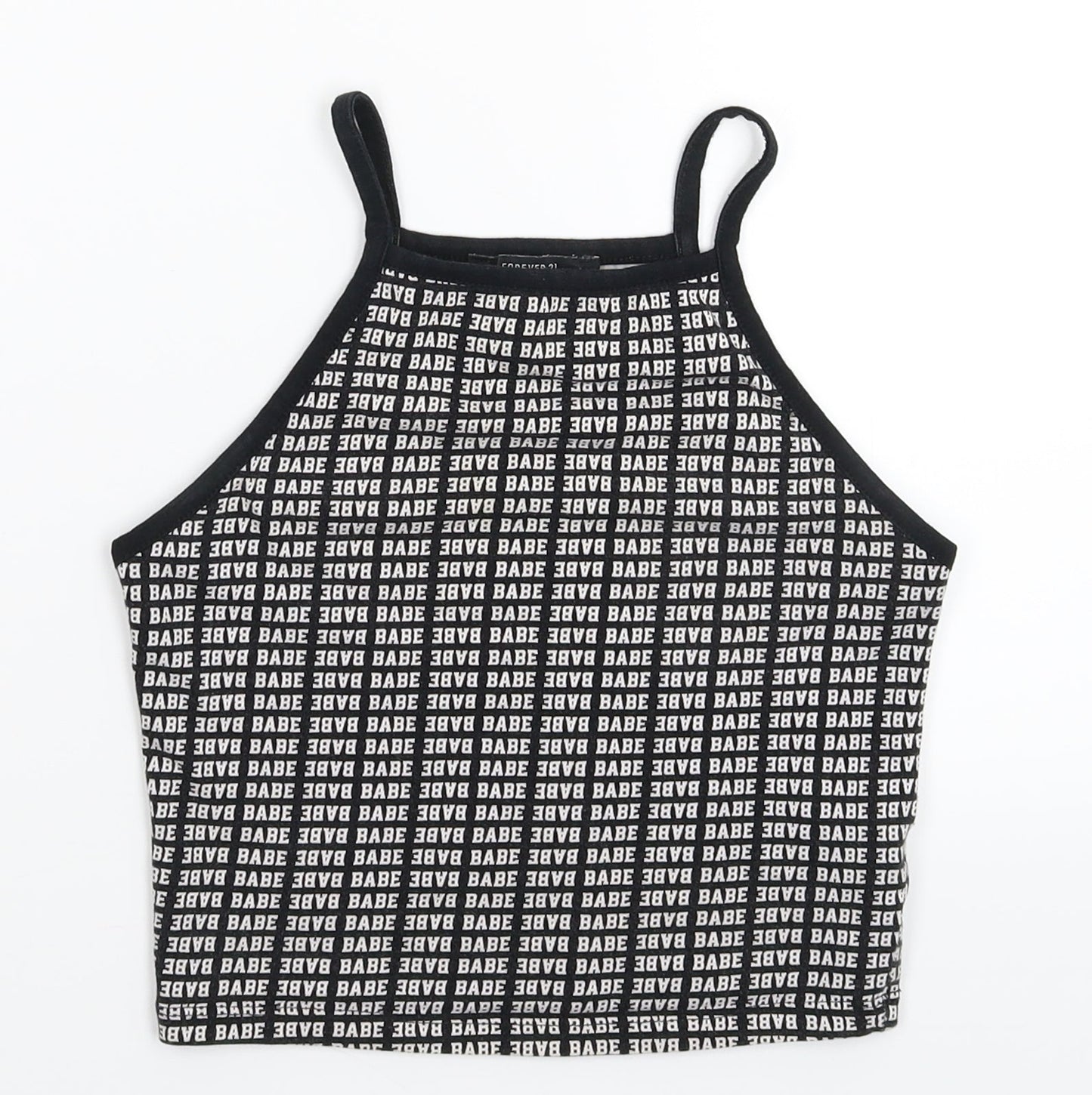 FOREVER 21 Womens Blue   Cropped Tank Size S