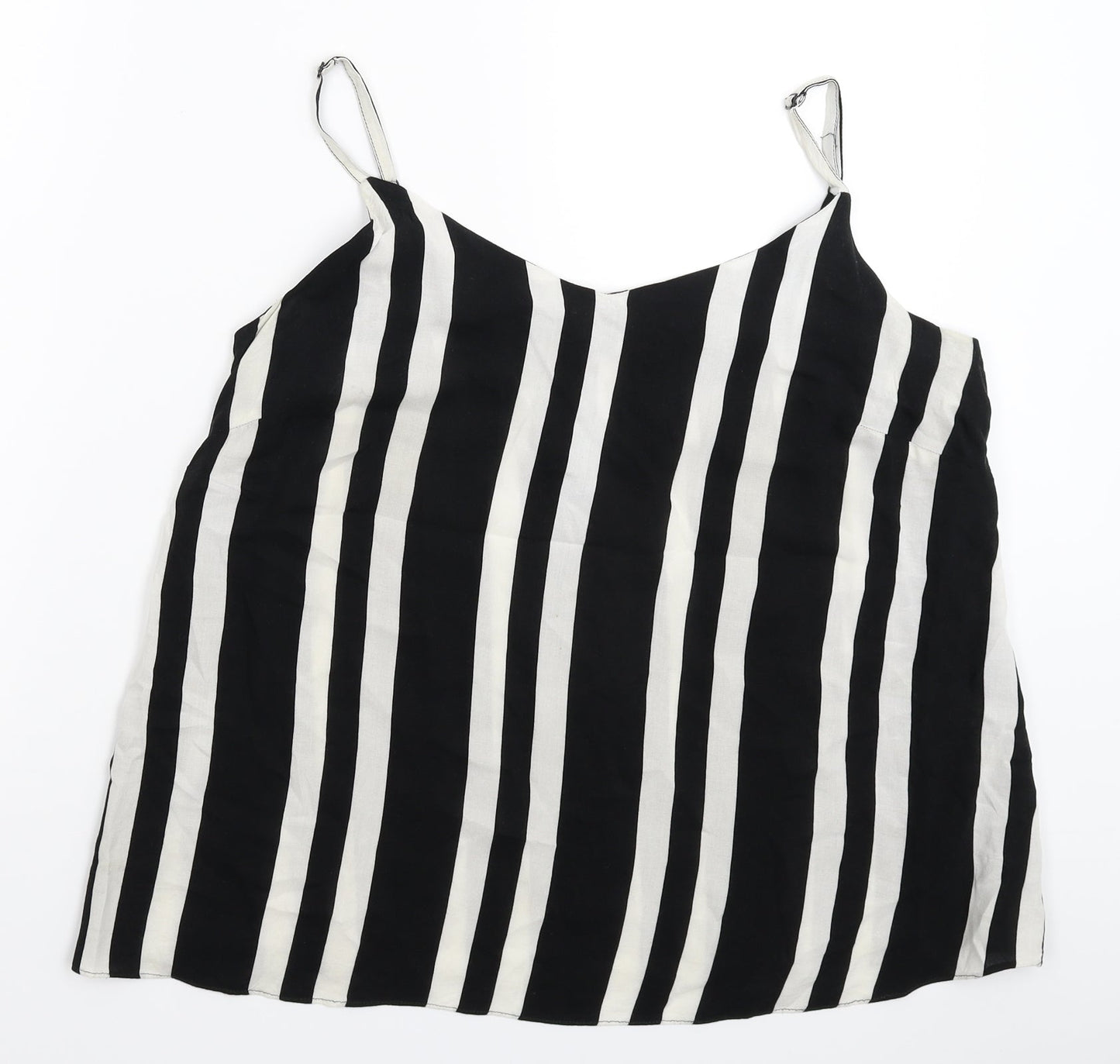 George Womens Multicoloured Striped  Basic Tank Size 14