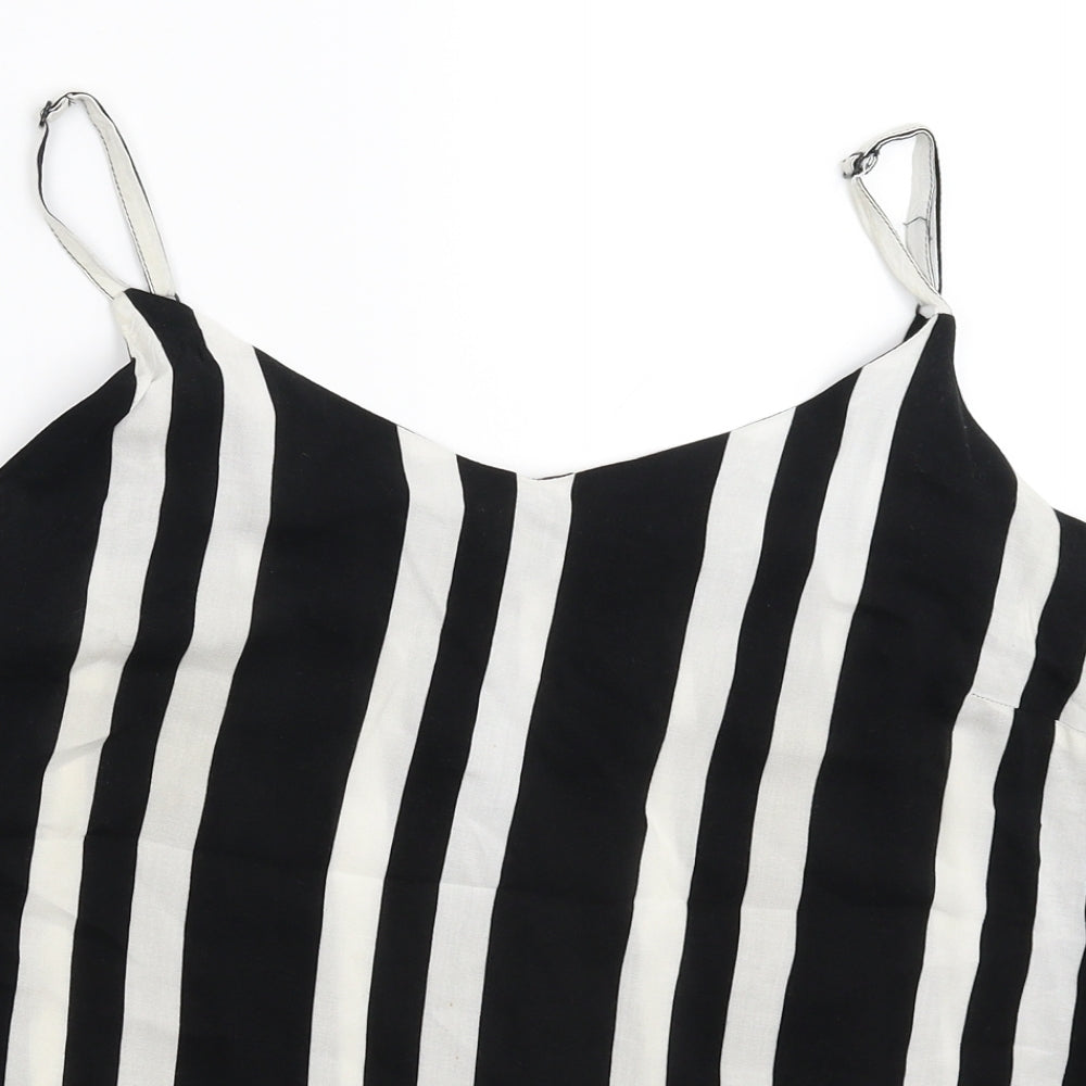 George Womens Multicoloured Striped  Basic Tank Size 14