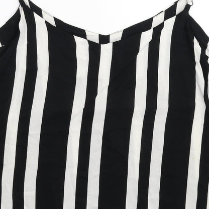 George Womens Multicoloured Striped  Basic Tank Size 14