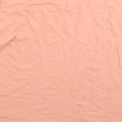 Womens UK Size 14 Dunnes Stores Pink Basic T-Shirt