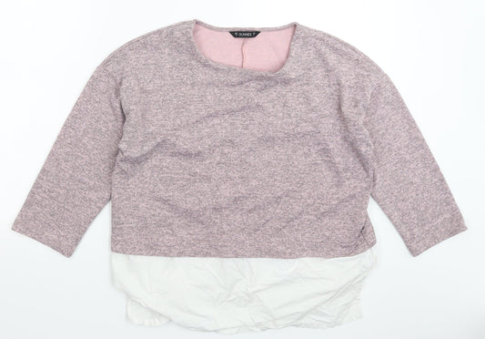 Dunnes Stores Womens Pink   Pullover Jumper Size M