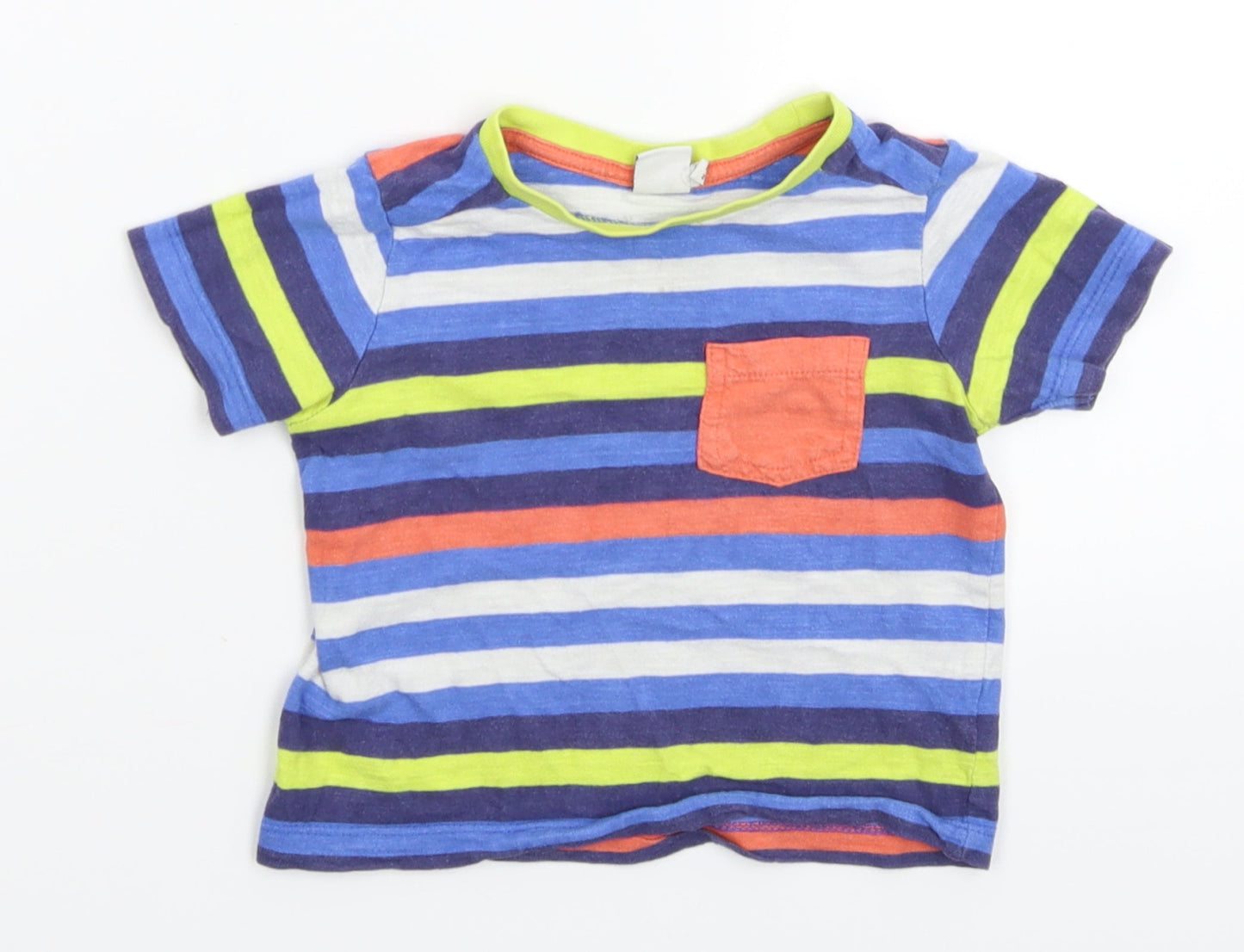 Mini Club Baby Multicoloured Striped  Basic T-Shirt Size 9-12 Months