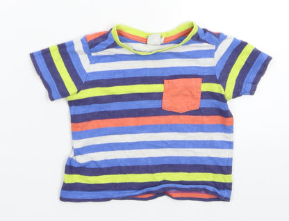 Mini Club Baby Multicoloured Striped  Basic T-Shirt Size 9-12 Months