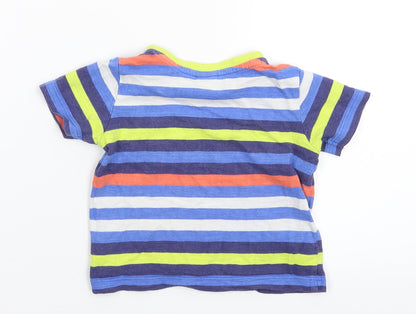 Mini Club Baby Multicoloured Striped  Basic T-Shirt Size 9-12 Months