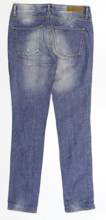 Womens UK Size 28 VERO MODA Extra-Slim Fit Skinny Blue Jeans