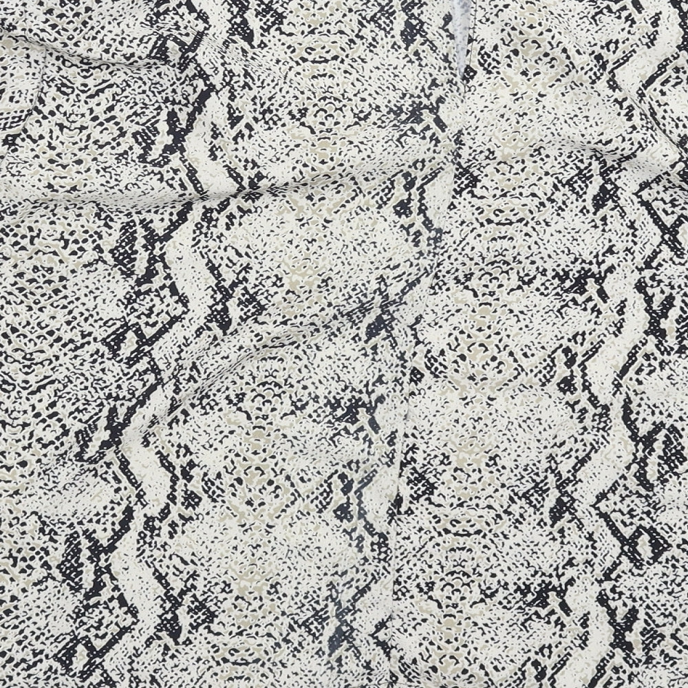 Primark Womens Multicoloured Animal Print  Basic Blouse Size 18