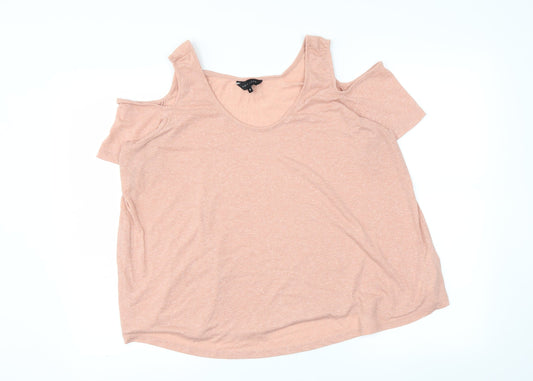 Womens UK Size 6 newlook Pink Basic Blouse