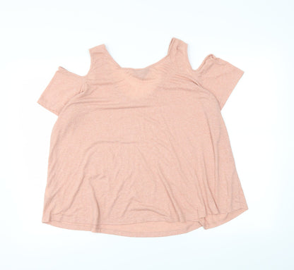 Womens UK Size 6 newlook Pink Basic Blouse