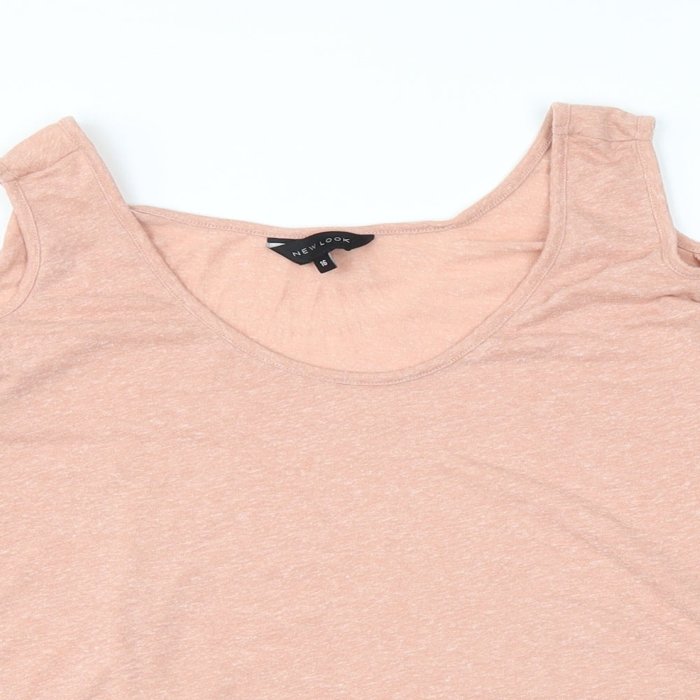 Womens UK Size 6 newlook Pink Basic Blouse